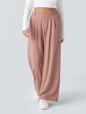 Halara - Regular M(8-10) - Rose Tan Waffle Pants